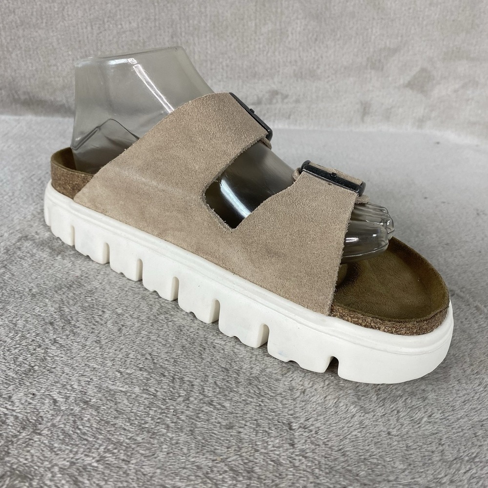 Birkenstock Papillio Arizona Chunky Sandals Womens US 10 EU 41 Sand Slide NEW - Picture 6 of 11